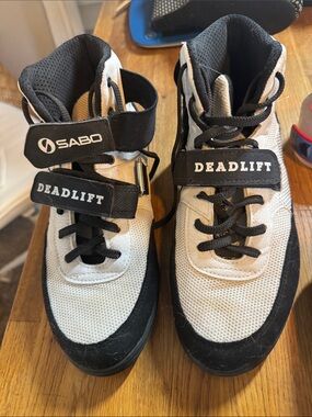 Sabo Deadlift Men's Athletic Shoes - White & Black